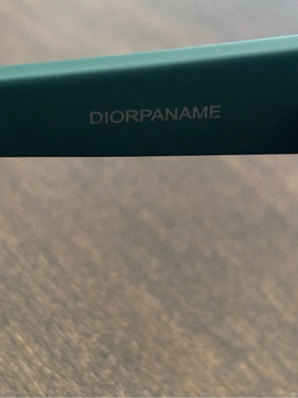 Dior Paname Sunglasses Light Blue Green Frames Authentic Scratched For Parts